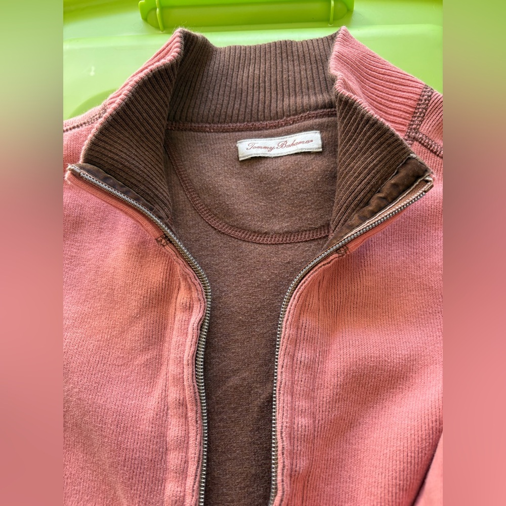 Reversible Tommy Bahama Zipper Sweater